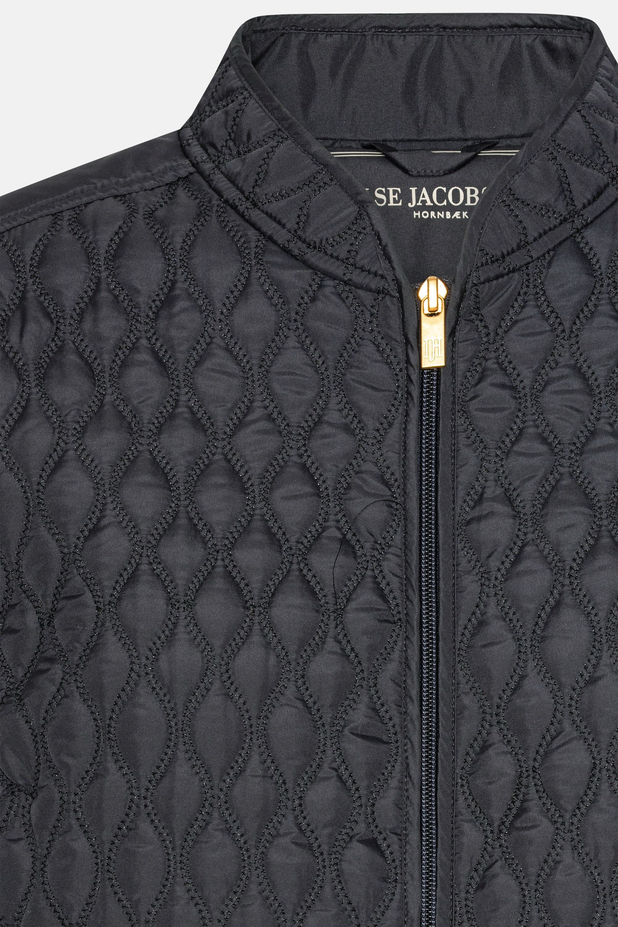 Short Quilt Jacket - Dark Indigo